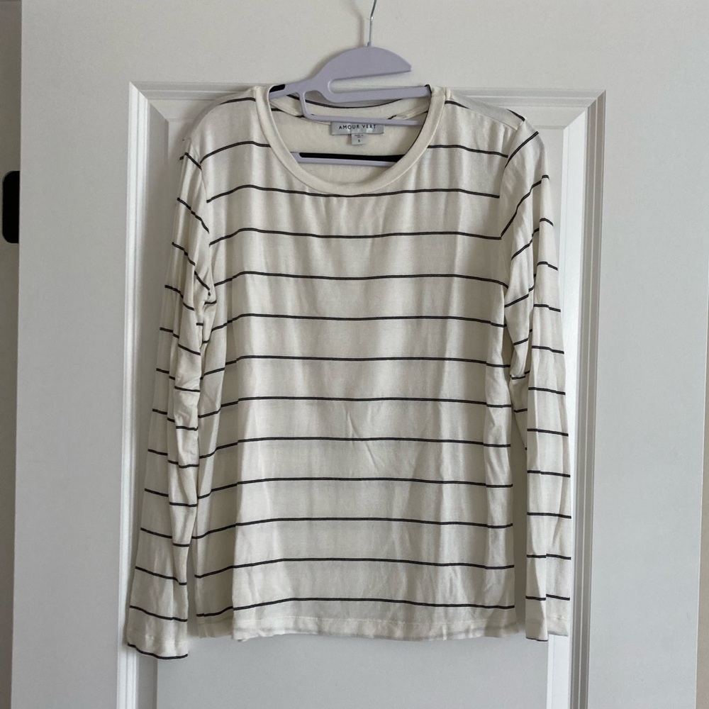 Amour Vert striped shirt